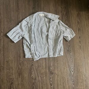 Striped Button-Up